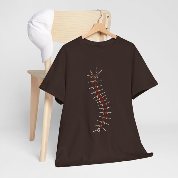 Unisex Heavy Cotton Tee - TrilobiteNet: External Morphology of Trilobite Abstracted as Network - Image 90