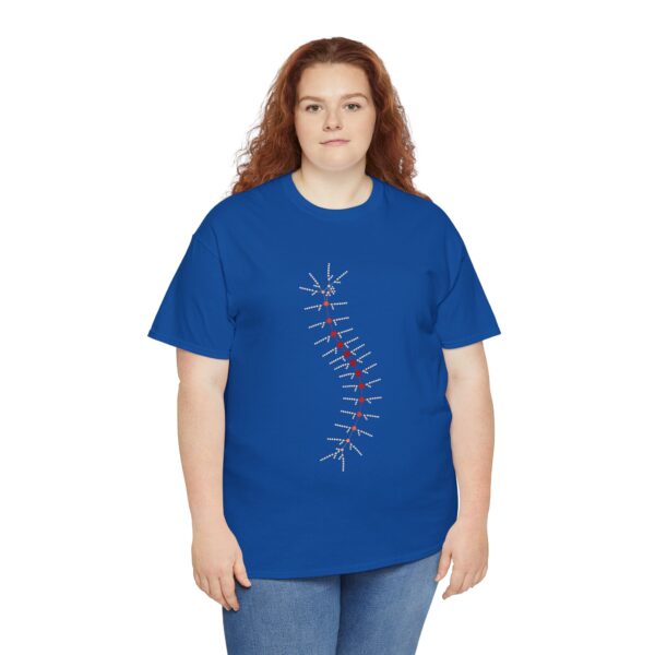 Unisex Heavy Cotton Tee - TrilobiteNet: External Morphology of Trilobite Abstracted as Network - Image 178