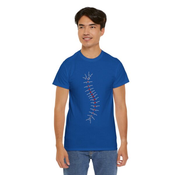 Unisex Heavy Cotton Tee - TrilobiteNet: External Morphology of Trilobite Abstracted as Network - Image 184