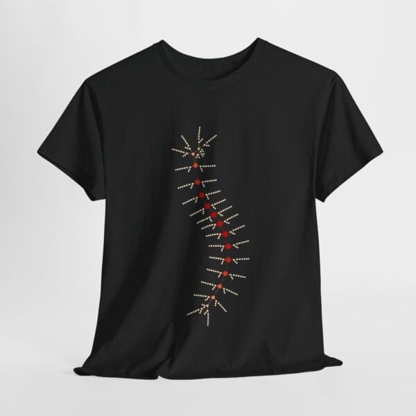 Unisex Heavy Cotton Tee - TrilobiteNet: External Morphology of Trilobite Abstracted as Network - Image 7