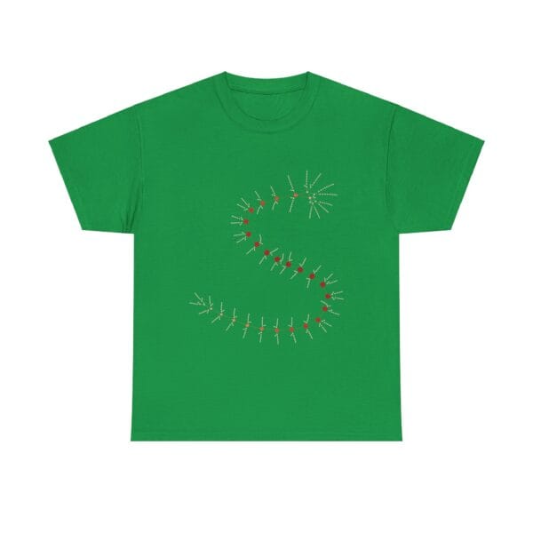 Unisex Heavy Cotton Tee - MarrellaNet: External Morphology of Marrella Abstracted as Network - Image 37