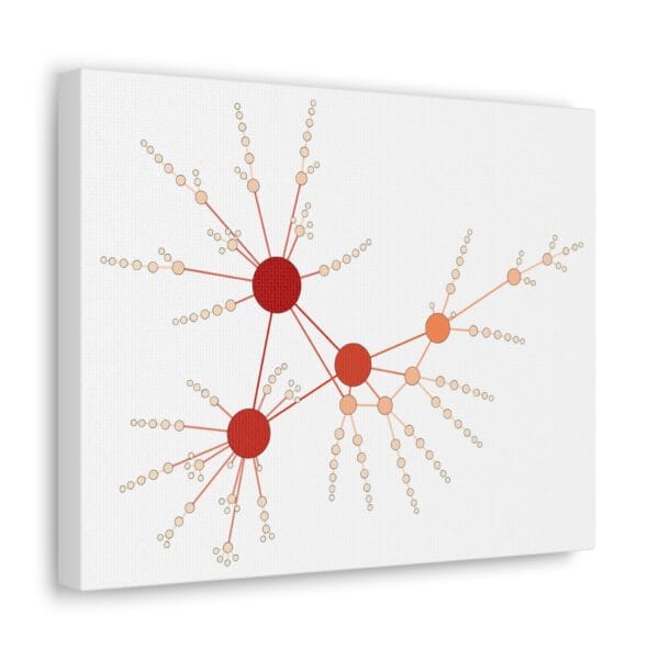 Canvas Gallery Wraps - CrabNet: External Morphology of Crab Abstracted as Network - Image 2