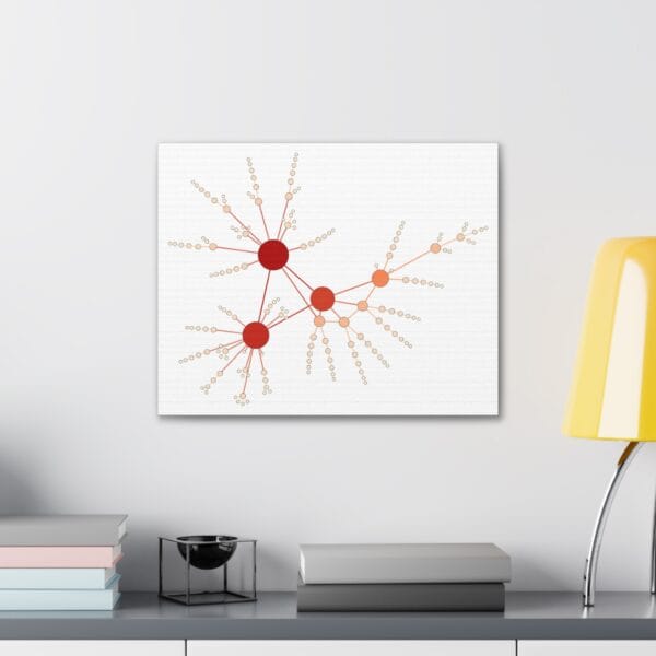 Canvas Gallery Wraps - CrabNet: External Morphology of Crab Abstracted as Network - Image 27