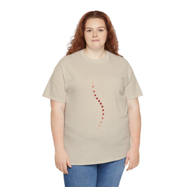 Unisex Heavy Cotton Tee - TrilobiteNet: External Morphology of Trilobite Abstracted as Network - Image 70