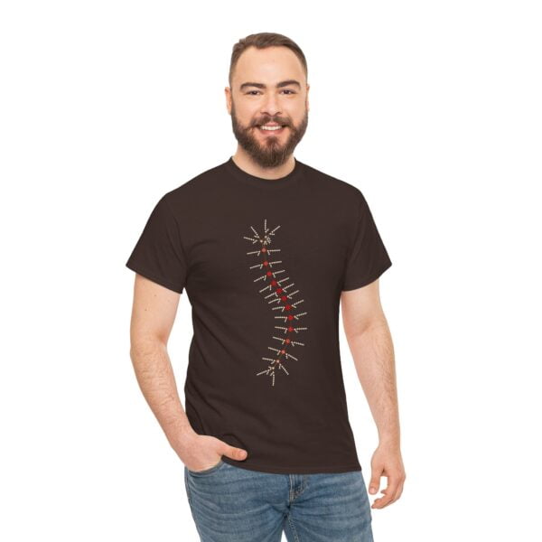 Unisex Heavy Cotton Tee - TrilobiteNet: External Morphology of Trilobite Abstracted as Network - Image 95