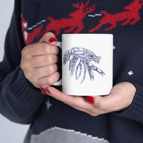 Ceramic Mug 11oz - Megalopa: Developmental Stage of Crab - Image 5