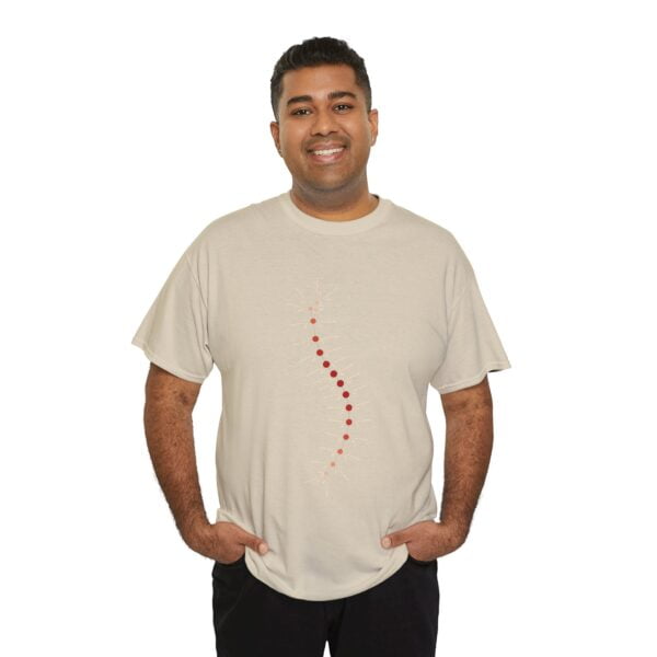 Unisex Heavy Cotton Tee - TrilobiteNet: External Morphology of Trilobite Abstracted as Network - Image 72