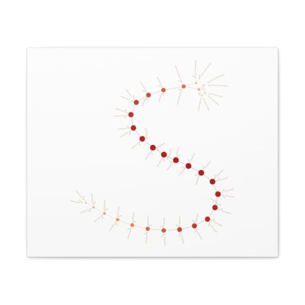 Canvas Gallery Wraps - MarrellaNet: External Morphology of Marrella Abstracted as Network - Image 22