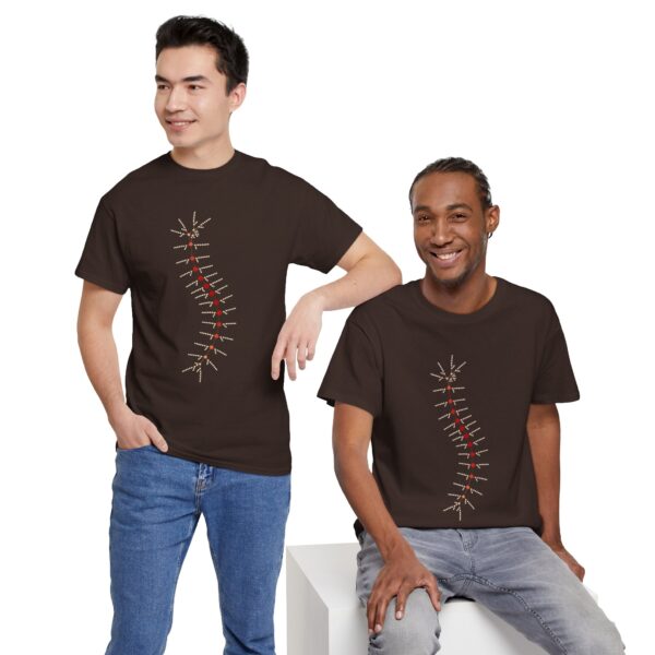 Unisex Heavy Cotton Tee - TrilobiteNet: External Morphology of Trilobite Abstracted as Network - Image 107