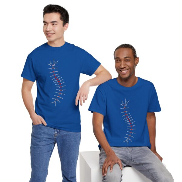 Unisex Heavy Cotton Tee - TrilobiteNet: External Morphology of Trilobite Abstracted as Network - Image 188