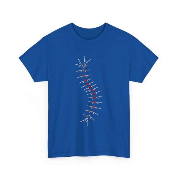 Unisex Heavy Cotton Tee - TrilobiteNet: External Morphology of Trilobite Abstracted as Network - Image 166