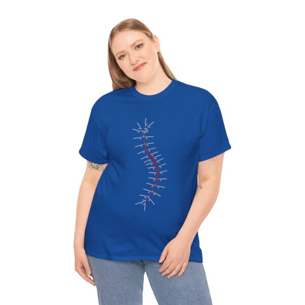 Unisex Heavy Cotton Tee - TrilobiteNet: External Morphology of Trilobite Abstracted as Network - Image 175