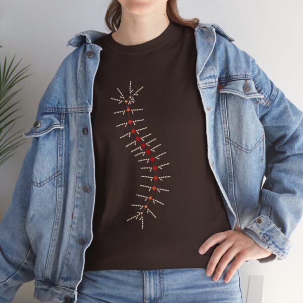 Unisex Heavy Cotton Tee - TrilobiteNet: External Morphology of Trilobite Abstracted as Network - Image 105