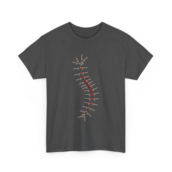 Unisex Heavy Cotton Tee - TrilobiteNet: External Morphology of Trilobite Abstracted as Network - Image 139