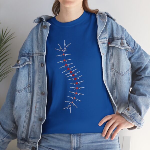 Unisex Heavy Cotton Tee - TrilobiteNet: External Morphology of Trilobite Abstracted as Network - Image 186