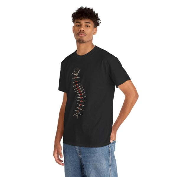 Unisex Heavy Cotton Tee - TrilobiteNet: External Morphology of Trilobite Abstracted as Network - Image 15