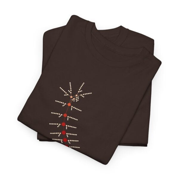 Unisex Heavy Cotton Tee - TrilobiteNet: External Morphology of Trilobite Abstracted as Network - Image 87