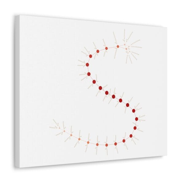 Canvas Gallery Wraps - MarrellaNet: External Morphology of Marrella Abstracted as Network - Image 19