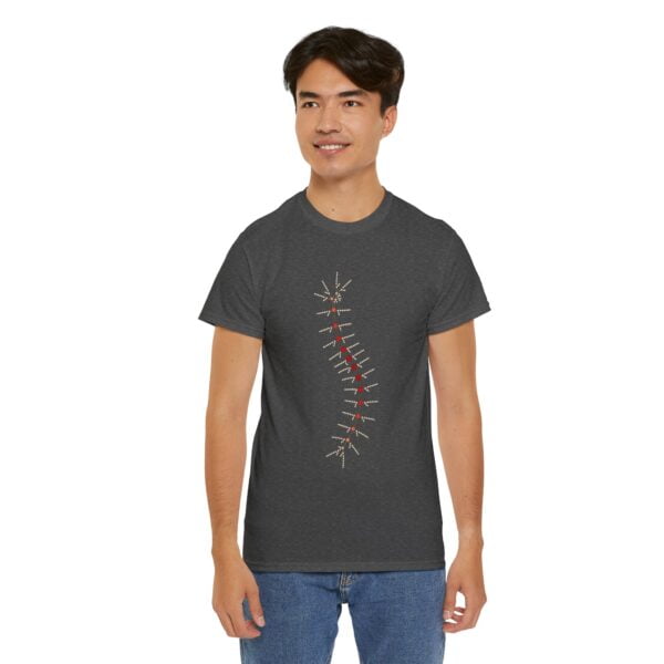 Unisex Heavy Cotton Tee - TrilobiteNet: External Morphology of Trilobite Abstracted as Network - Image 157