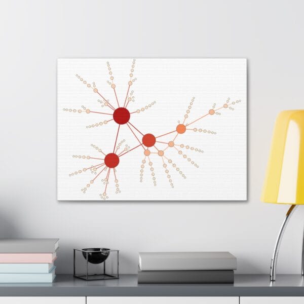 Canvas Gallery Wraps - CrabNet: External Morphology of Crab Abstracted as Network - Image 17