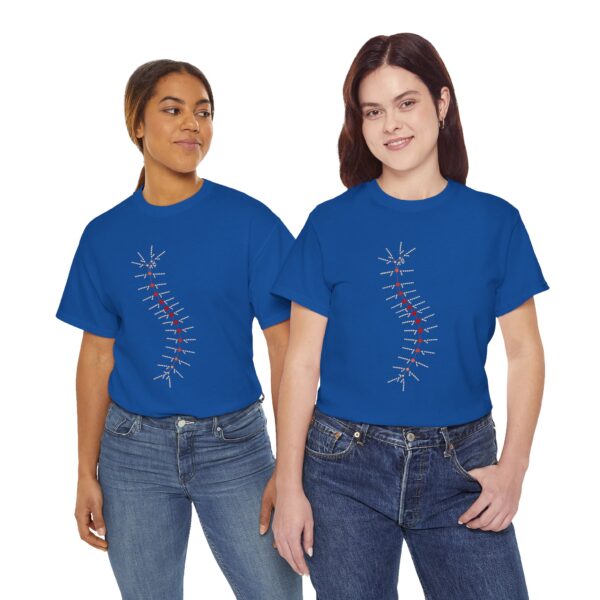 Unisex Heavy Cotton Tee - TrilobiteNet: External Morphology of Trilobite Abstracted as Network - Image 187