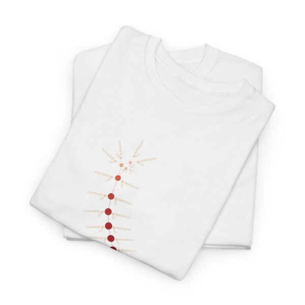 Unisex Heavy Cotton Tee - TrilobiteNet: External Morphology of Trilobite Abstracted as Network - Image 33