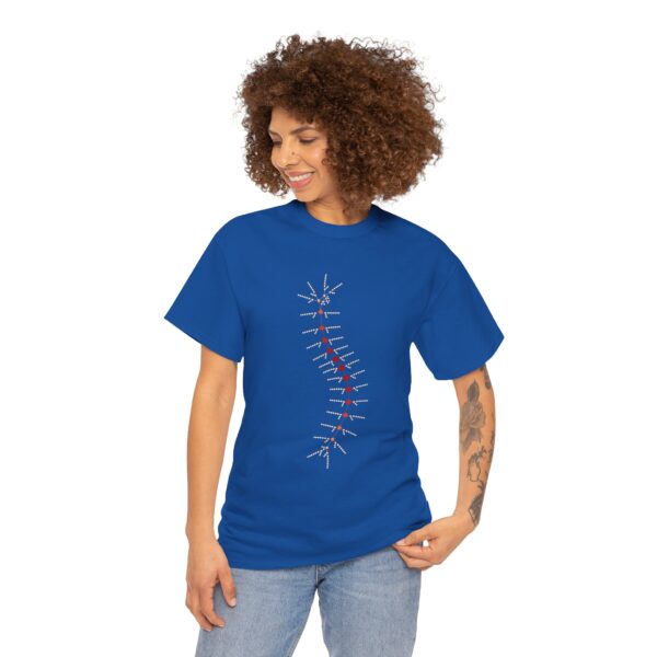 Unisex Heavy Cotton Tee - TrilobiteNet: External Morphology of Trilobite Abstracted as Network - Image 174