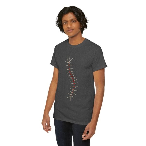 Unisex Heavy Cotton Tee - TrilobiteNet: External Morphology of Trilobite Abstracted as Network - Image 155