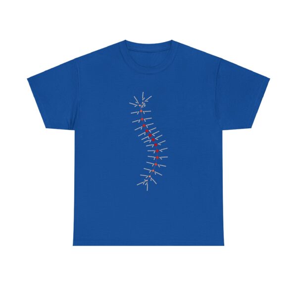 Unisex Heavy Cotton Tee - TrilobiteNet: External Morphology of Trilobite Abstracted as Network - Image 164