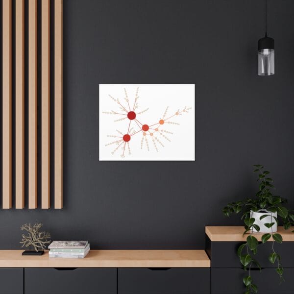 Canvas Gallery Wraps - CrabNet: External Morphology of Crab Abstracted as Network - Image 23