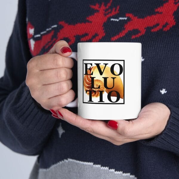 Ceramic Mug 11oz - EVOLUTIO: A Research Center for Evolution and Development (Official Logo) - Image 5