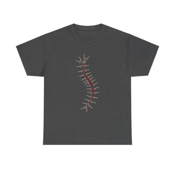 Unisex Heavy Cotton Tee - TrilobiteNet: External Morphology of Trilobite Abstracted as Network - Image 137