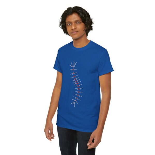 Unisex Heavy Cotton Tee - TrilobiteNet: External Morphology of Trilobite Abstracted as Network - Image 182