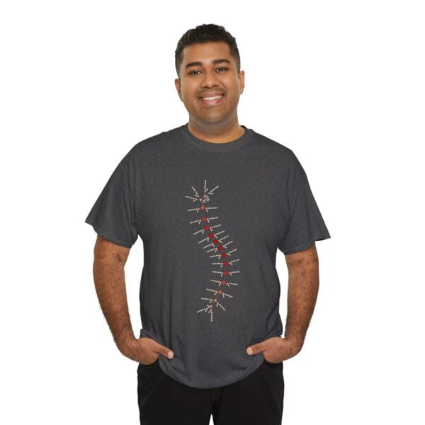 Unisex Heavy Cotton Tee - TrilobiteNet: External Morphology of Trilobite Abstracted as Network - Image 153