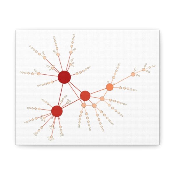 Canvas Gallery Wraps - CrabNet: External Morphology of Crab Abstracted as Network - Image 6