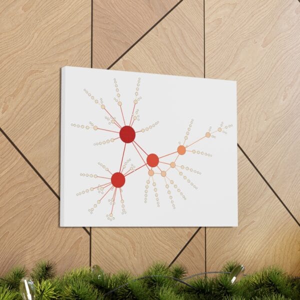 Canvas Gallery Wraps - CrabNet: External Morphology of Crab Abstracted as Network - Image 29