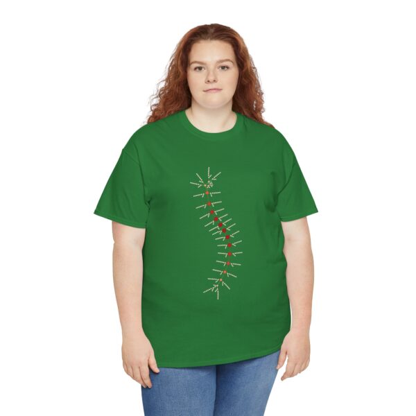 Unisex Heavy Cotton Tee - TrilobiteNet: External Morphology of Trilobite Abstracted as Network - Image 124